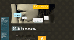 Desktop Screenshot of a-cosmetics.ch
